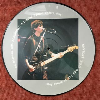 The Stranglers Interview Jj.  Burnel Limited Edition Picture Disc Rare Uk Lp Ex