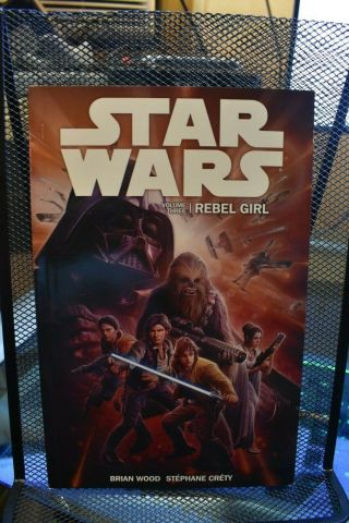 Star Wars Volume 3 Rebel Girl Dark Horse Tpb Rare Oop Darth Vader Luke Leia Han