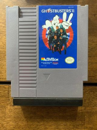 Ghostbusters Ii 2 (1990) Nintendo Nes Cleaned Rare Retro Authentic Movie