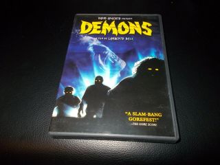 Demons Dvd : Lanberto Bava,  Horror,  Rare,  1985