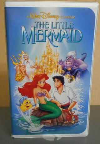 The Little Mermaid Rare Banned Cover Vhs 1990 