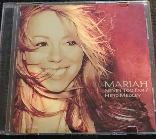 Mariah Carey Never Too Far / Hero Medley Single Cd Very Rare - There For Me