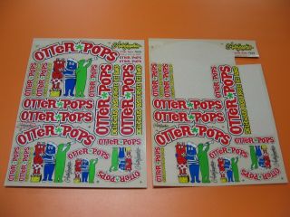 Autographics 629 Otter Pops Decals For Late 80 