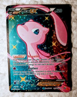 Mew Ex Full Art Holo Ultra Rare Pokemon Card: Rc24/rc25 Legendary Treasures