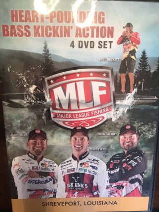 Major League Bass Fishing Dvd Kvd Shimano Bass Pro Tournament Rare