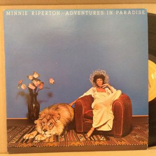 Rare Soul Minnie Riperton Funk Adventures In Paradise Funky Samples Og Nm - Lp
