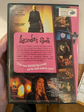 LUCINDA ' S SPELL Rare Occult Horror Comedy DVD 1998 OOP RARE Orleans Magic 2