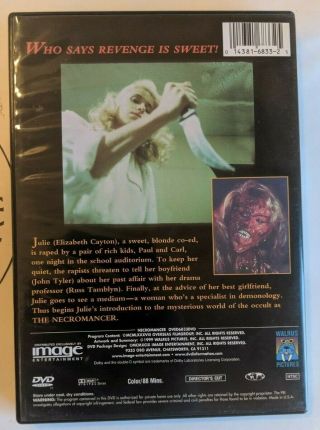 NECROMANCER RARE OOP IMAGE DVD DUSTY NELSON RUSS TAMBLYN HORROR GORE UNRATED 2