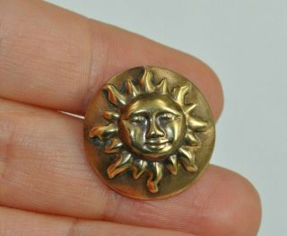 Very Rare Antique Brass Buttons Of France The Sun