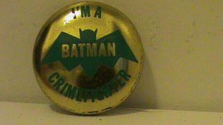 3 Rare Vintage 60s Batman Tv Show Buttons Promotional For The Tv Show
