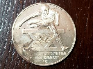 Rare 1972 Silver Olympic Coin