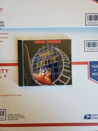 King Kobra Thrill Of A Lifetime 1986/2000 Cd Rare Rock Like Made In France