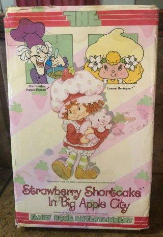 Strawberry Shortcake In Big Apple City (vhs) 1980 