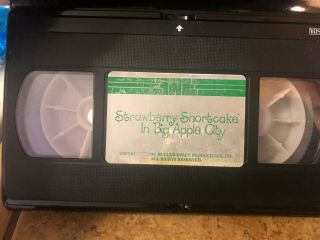 Strawberry Shortcake in Big Apple City (VHS) 1980 ' s BIG BOX rare animation FHE 5