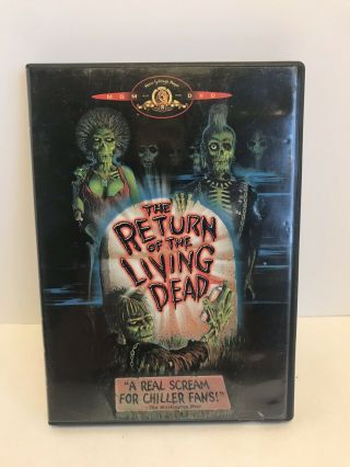 Return Of The Living Dead Dvd 80s 2002 Release Zombies Horror Classic Gore Rare