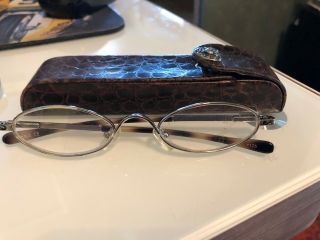 Brighton Eyeglasses Reading Glasses,  125 With Rare Croc Case