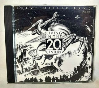 Steve Miller Band ‎living In The 20th Century Cd 1986 Capitol Japan Rare Insert