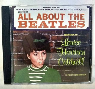 Louise Harrison Caldwell All About The Beatles Cd Re - Car 2012 Re Interview Rare