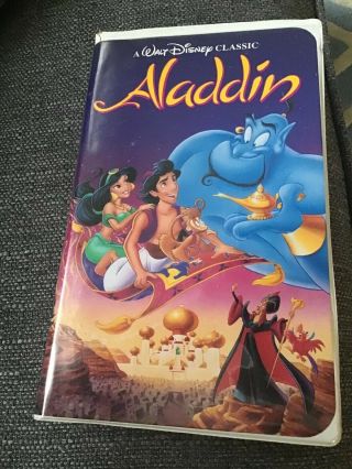 Aladdin (vhs) Rare Black Diamond