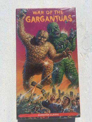 War Of The Gargantuas - Rare Vhs Monster Classic - Russ Tamblyn