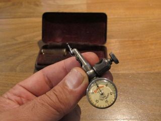 Old/vtg “starrett Co.  ” No.  711 - F Dial Test Indicator Antique/rare Machinist Tool