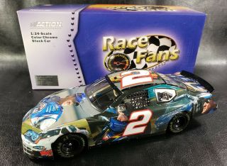 Rare Rusty Wallace 2 Announcement Car 2004 Intrepid 1:24 Color Chrome 1/1500