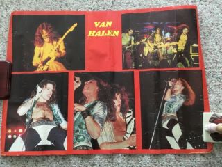 Ultra Rare Van Halen Vintage Poster 1978/79