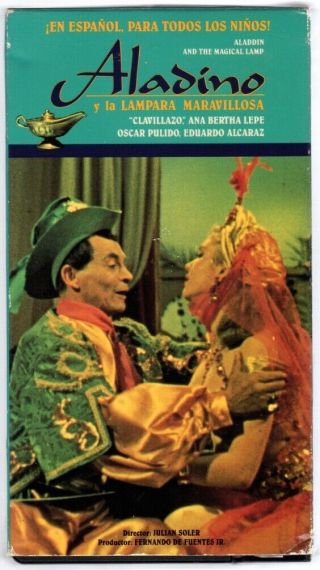 Aladdin And The Marvelous Lamp (1958) Mexican Comedy - Fantasy Clavillazo Vhs Rare