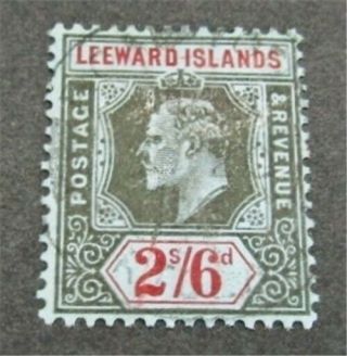 Nystamps British Leeward Islands Stamp 39 $60 Rare