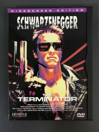 The Terminator Rare Image Entertainment Snap Case Dvd James Cameron Sci - Fi 2