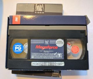 Megaforce (Deeds Not Words) - VHS Tape Rare 80 ' s Cult Sci - Fi 1982 Barry Bostwick 4