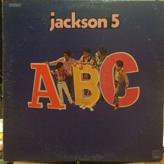 Jackson 5 Abc Lp Motown Ms - 709 Stereo Rare Michael Jackson Five