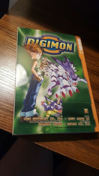 Rare Vintage Digimon Digital Monsters By Yuen Wong Yu Volume 2 Tokyopop Manga