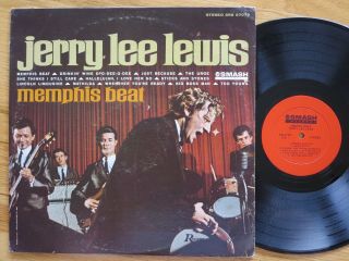 Rare Vintage Vinyl - Jerry Lee Lewis - Memphis Beat - Smash Srs - 67079 - Ex