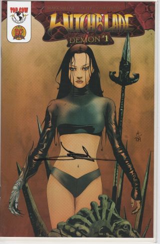 Witchblade The Demon 1b Df Exclusive Signed W/coa 14/99 Rare (image,  Jae Lee)