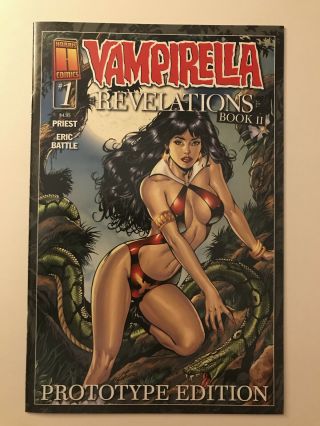 Vampirella Revelations Book 2 1 Prototype Edition Very Rare Nm/m Al Rio Cover