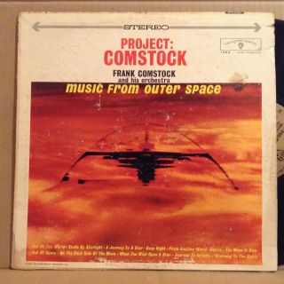 Rare Exotica Project Comstock Frank Music From Outer Space Sci Fi Og Lp