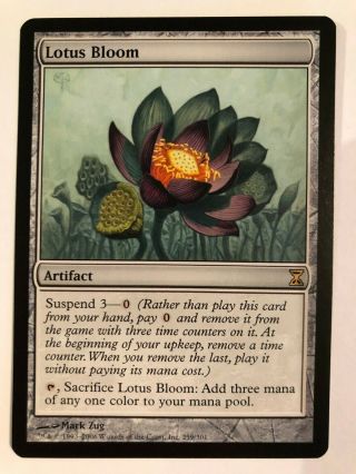 1x Lotus Bloom - Nm - Time Spiral - Magic The Gathering - Rare