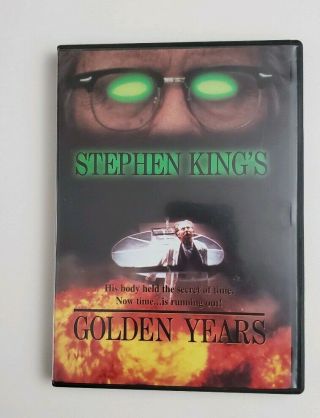 Dvd - Stephen Kings: Golden Years (2001,  Fullscreen) W/ Chapter Insert Rare Oop