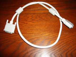 Db13w3 To Db13w3 4ft 28awg Cable 018 - 8129 - 001 Dual Ferrite Gray Monitor Rare Htf
