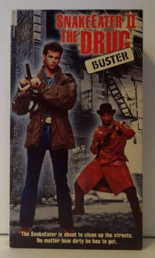 Snake Eater Ii The Drug Buster Rare & Oop Action Movie Paramount Vhs