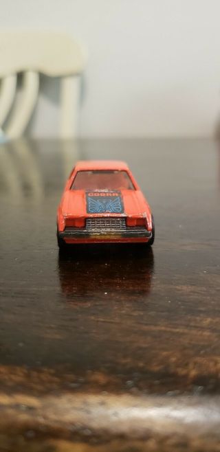 Hot Wheels the hot ones red turbo ford cobra mustang vintage 1979 foxbody rare 3