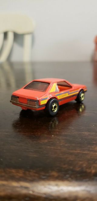 Hot Wheels the hot ones red turbo ford cobra mustang vintage 1979 foxbody rare 5