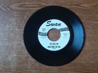 Promo 1964 Exc,  Rare Roger Webb Trio She Loves You 4188 - S Do You Want To Know 45