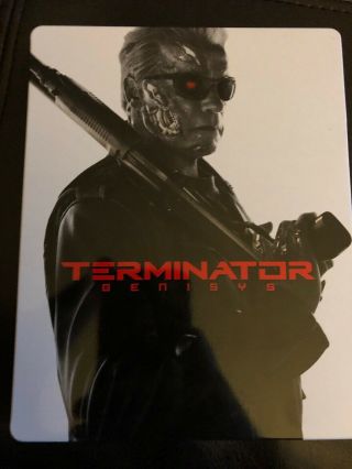 Terminator Genisys (blu - Ray,  Dvd) Like Steelbook Rare