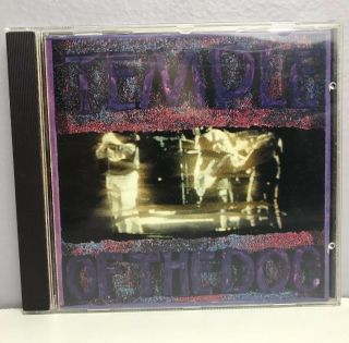 Temple Of The Dog Cd 5350 A&m 1991 Cornell Vedder Pearl Jam Rare Disc Nearly