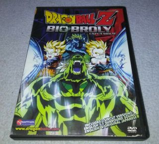 Dragon Ball Z: The Movie - Bio - Broly (dvd,  2005,  Uncut) Rare Oop