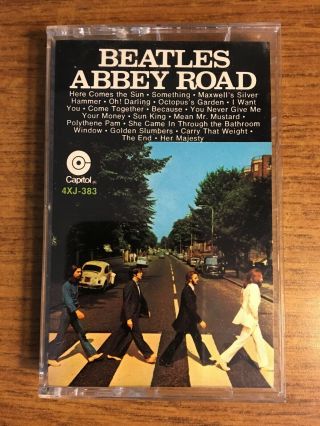 The Beatles Abbey Road Vintage Rare Cassette Tape Late Nite Bargain