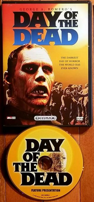 Day Of The Dead (dvd,  2004) Divimax Edition Rare George Romero Anchor Bay