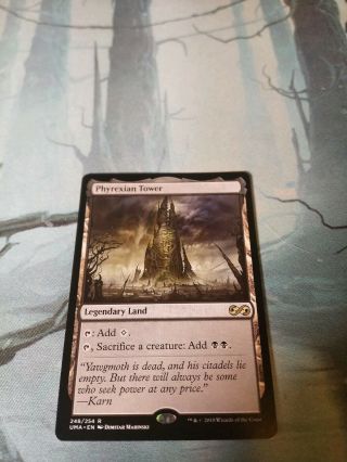 Mtg - Phyrexian Tower - Rare - Ultimate Masters - Nm,  And Never Played